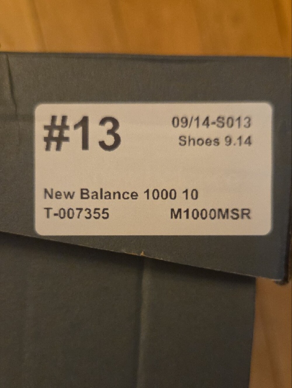 Red NEW BALANCE 1000 MSR ...RARE!! - Picture 2 of 11